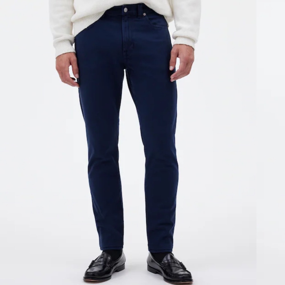 Madewell Athletic Slim Jeans Mens 31x30 Dark Wash Stretch Tapered NWT